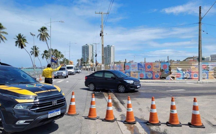 Trânsito de diferentes bairros será bloqueado no fim de semana