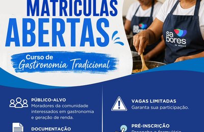 Sururu: curso de gastronomia prioriza marisco, valoriza a cultura local e gera oportunidades para comunidade lagunar
