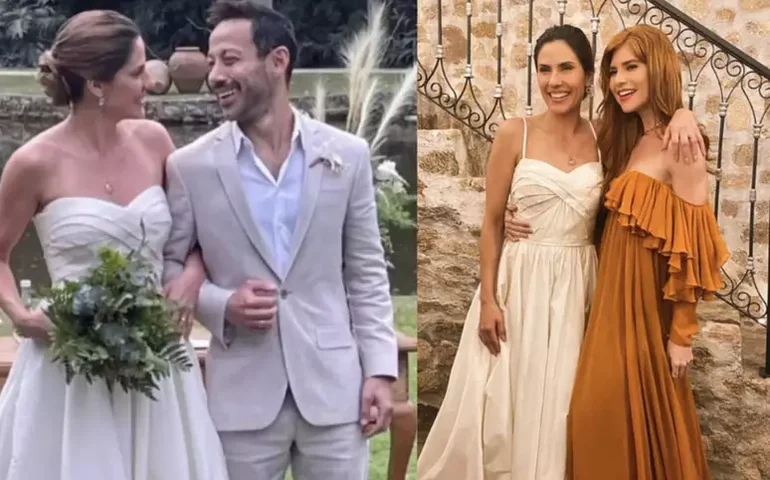 Atriz Rafaela Mandelli se casa e cerimônia reúne celebridades