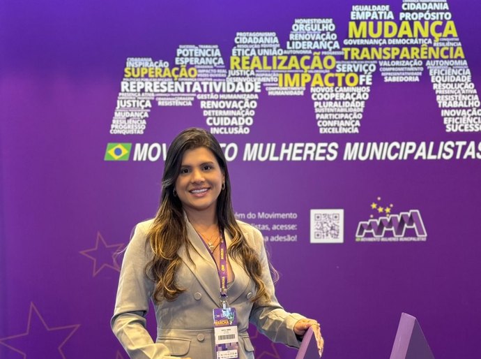 Prefeita Marcela Gomes tem 91% de aprovação em Novo Lino