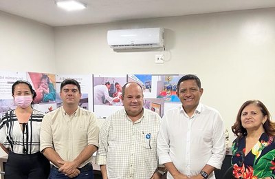 Júlio Cezar e Gustavo Pontes reforçam parceria para ampliar assistência da Saúde em Palmeira