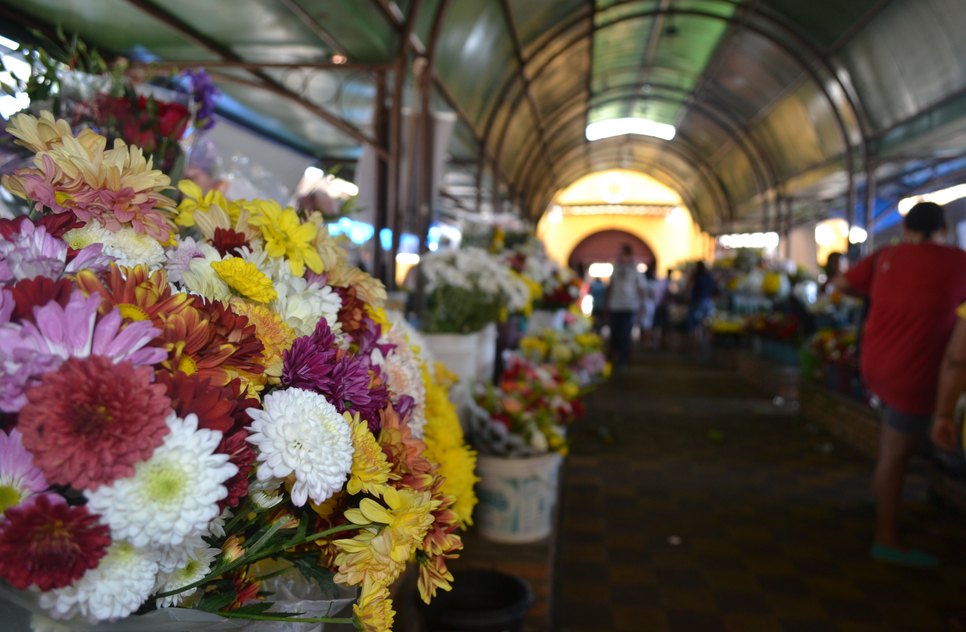 Flores no mercado