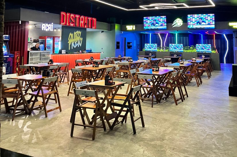 Arena Ouro Preto inaugura sportbar na parte alta de Maceió