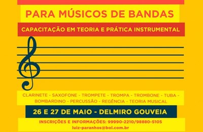 Delmiro Gouveia recebe Oficina Instrumental para músicos e bandas