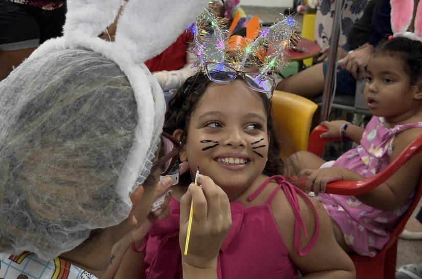 Páscoa de esperança transforma rotina na Pediatria do HGE