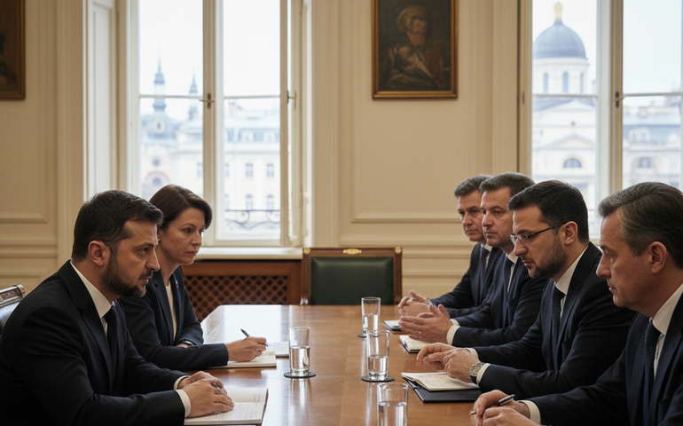 Principal negociador da Ucrânia dialoga com EUA em busca de acordo de paz, afirma Zelensky