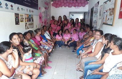 Outubro Rosa: Durante todo o mês, Saúde de Santana do Mundaú promoveu ações de conscientização e prevenção 