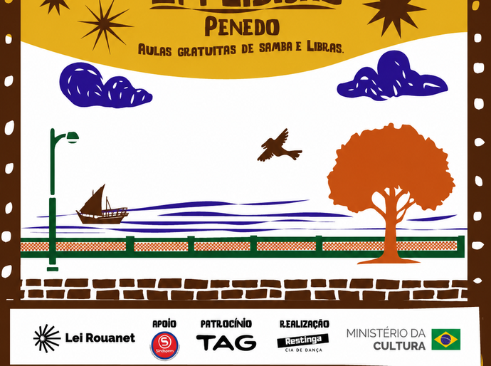 Penedo é escolhida para receber projeto nacional de dança inclusiva e abre inscrições para módulo gratuito de samba
