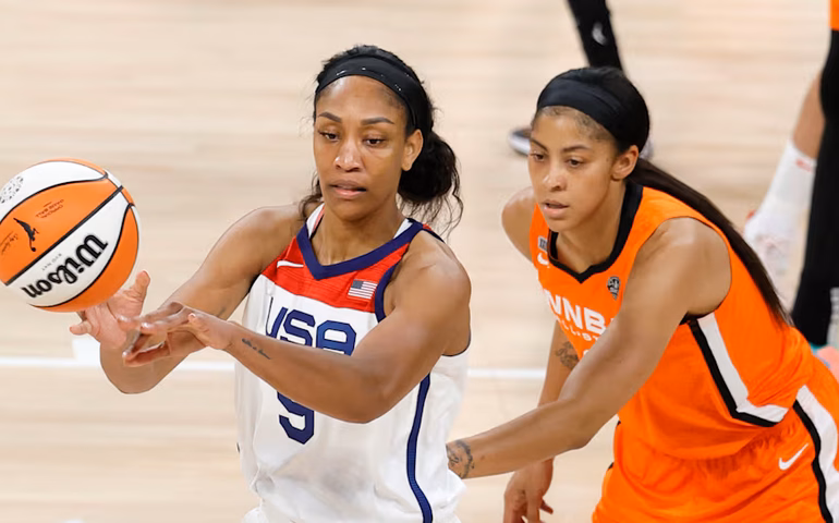 Seleção feminina de basquete dos EUA bate França e conquista ouro pela 8ª vez seguida