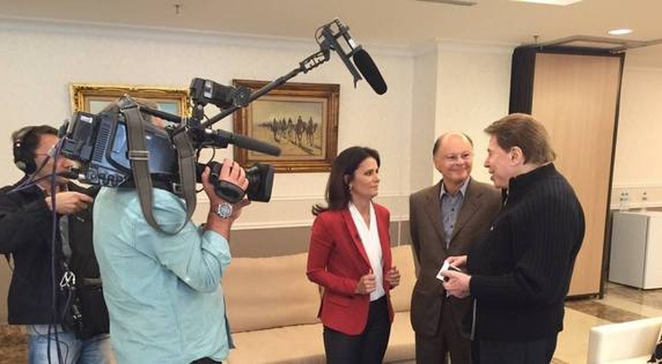 Silvio Santos visita templo de Salomão - Foto: Divulgação