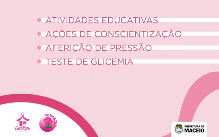 Terminal Rodoviário recebe ações do Maceió Rosa nesta quinta-feira