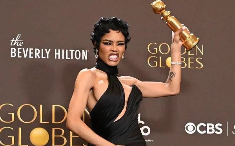 Globo de Ouro: atriz revela o que conversou com Leonardo DiCaprio em vídeo viral