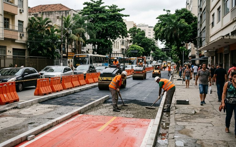 Obras de novas ciclovias começam na Conde de Bonfim, onde mãe e filho foram atropelados; implantação será escalonada pela cidade