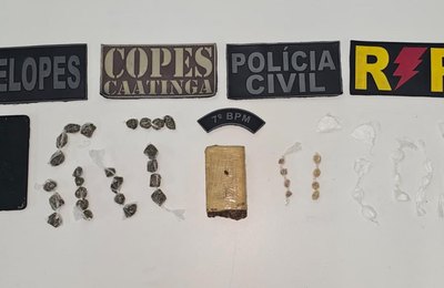 Operação prende suspeito de tráfico e cumpre mandados de busca em Santana do Ipanema