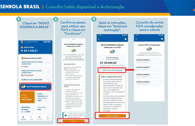 Caixa disponibiliza consulta de saldo do FGTS para uso no Novo Desenrola Brasil