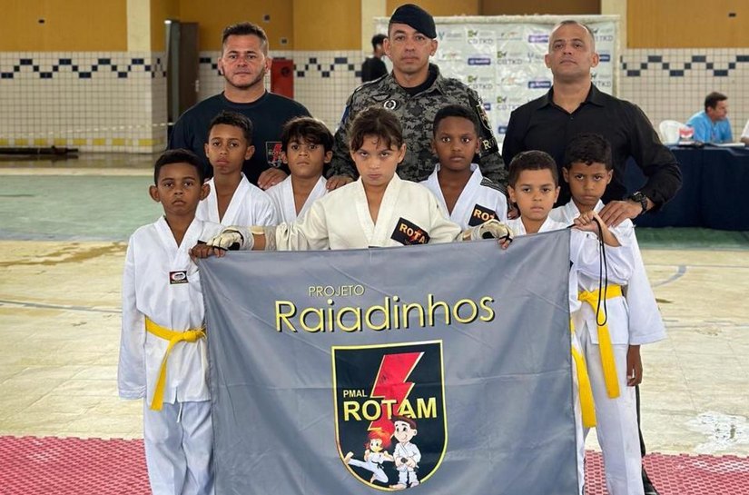 Crianças do Projeto Raiadinhos conquistam 7 medalhas no Campeonato Alagoano de Taekwondo