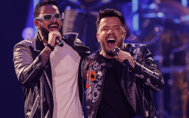 Diego e Victor Hugo festejam gravação de novo DVD