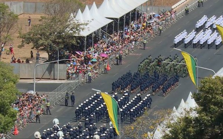 Desfile de 7 de setembro em Brasília vai homenagear a democracia