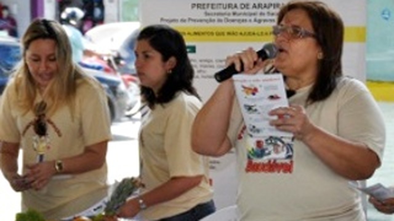 Arapiraca: Saúde realiza pesquisa sobre práticas alimentares