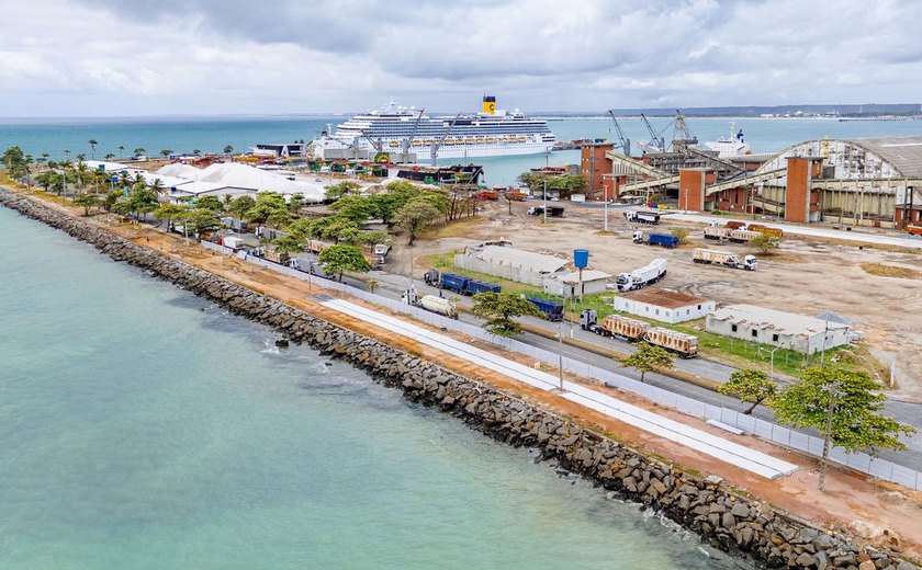 Maceió avança com obras para fazer do Porto referência turística e cultural