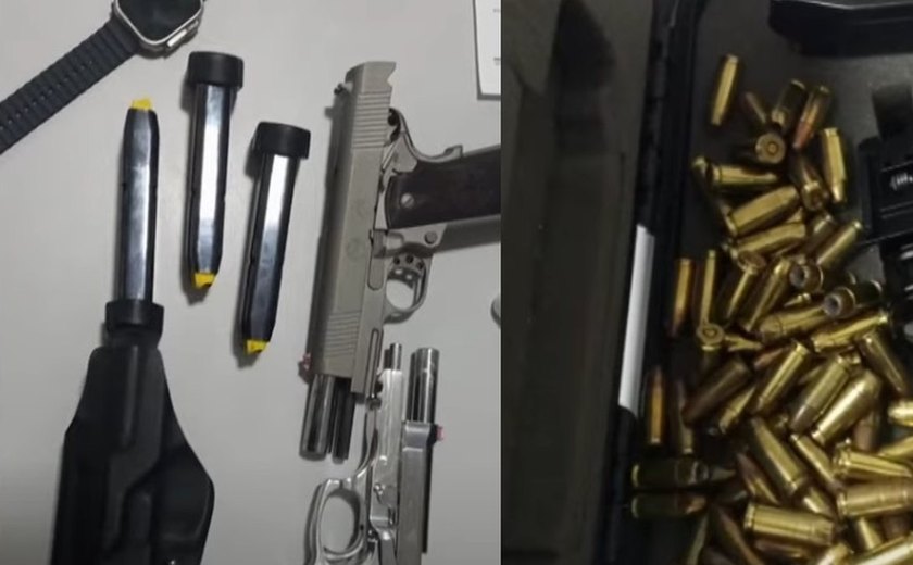 Homem é preso após atirar em clínica e contra policiais em Maceió