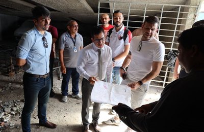 Ministério Público visita o Rei Pelé para averiguar obras e condições de funcionamento