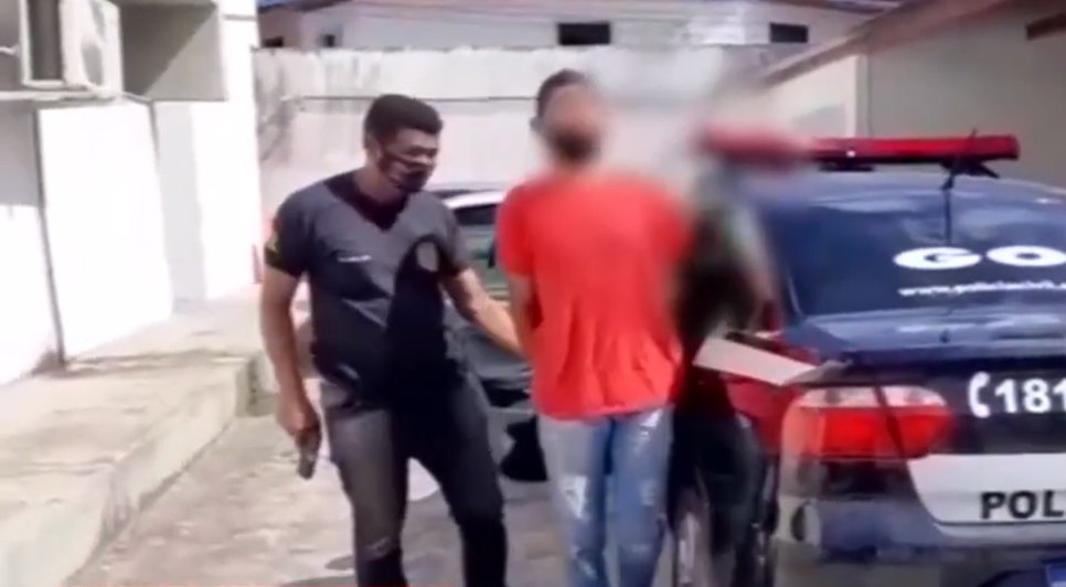 Homem foi encaminhado à Delegacia Plantonista da Polícia Civil. / Foto: Imagem: Reprodução/TV Atalaia