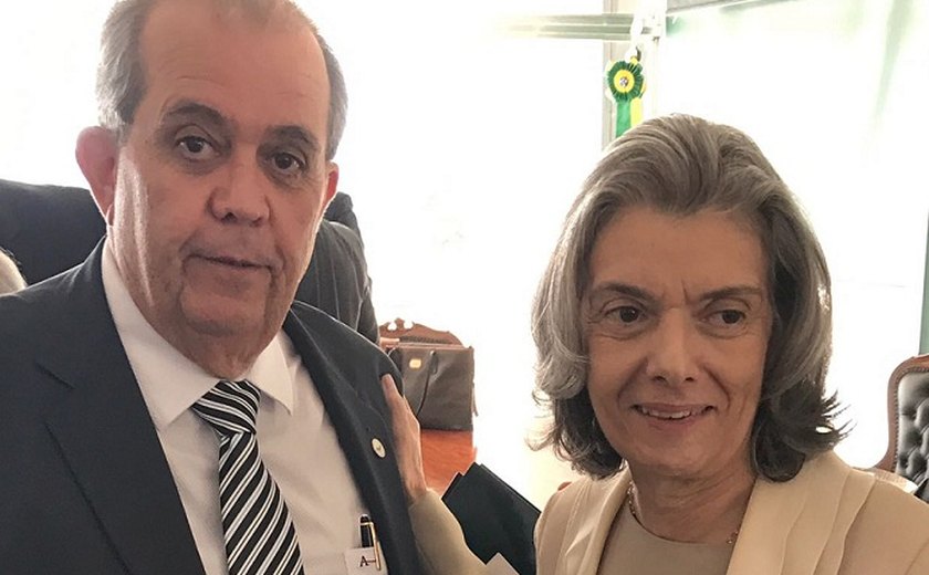 Vice-presidente ﻿Celyrio Adamastor reúne-se com ministra Carmen Lúcia