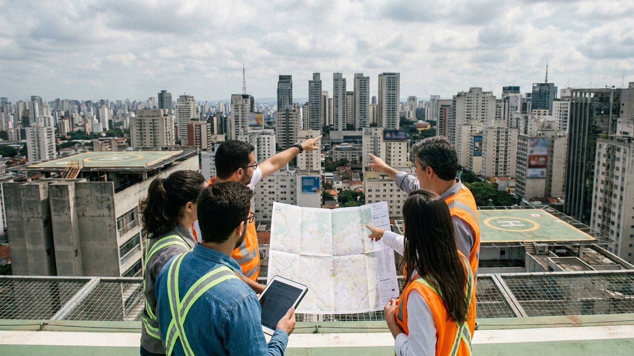 Empresas estudam pontos para carros voadores em SP