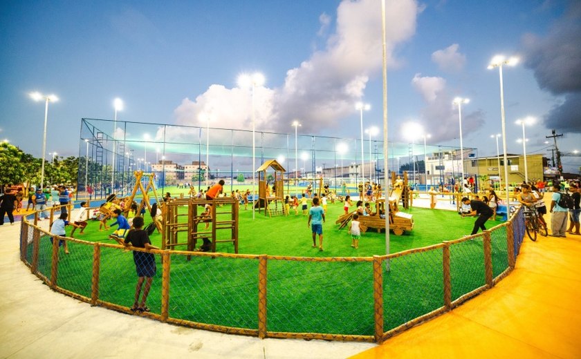 Comunidade do Benedito Bentes ganha Arena Alto da Alegria, novo equipamento de esporte e lazer