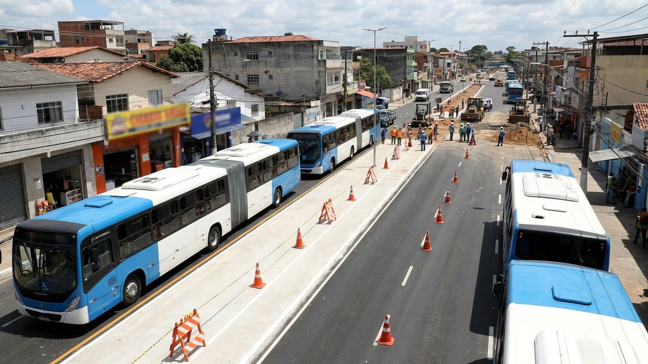 Projeto de mobilidade em Santa Cruz terá 70 km de intervenções, 115 novos ônibus e investimento de R$ 443 milhões