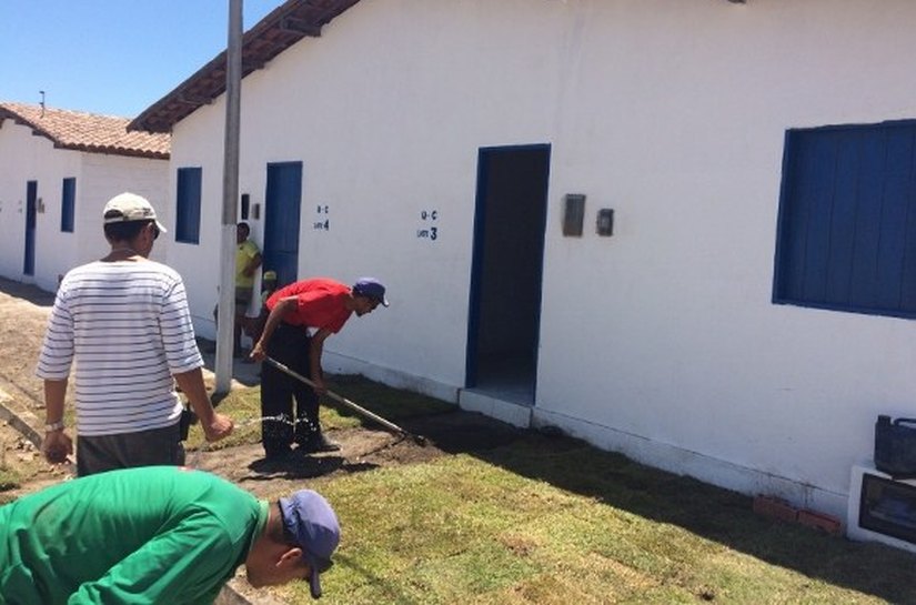 Técnicos da Seinfra realizam vistoria em casas de Campo Alegre