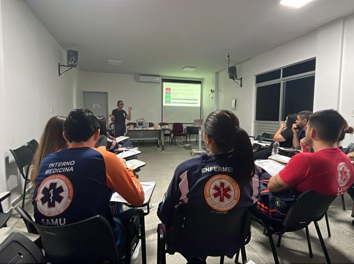 Samu Alagoas promove curso sobre reanimação e transporte de recém-nascidos