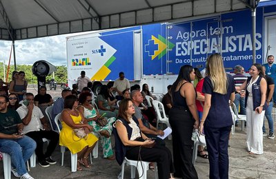 Ministério da Saúde leva para Penedo (AL) carreta de exames de imagem para diagnóstico precoce de doenças