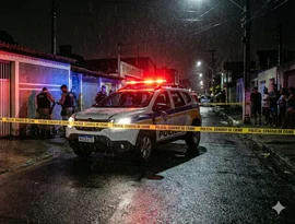 Homem monitorado por tornozeleira eletrônica é executado a tiros no Tabuleiro do Martins; mulher também foi baleada