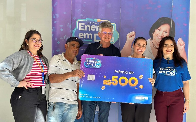 Equatorial realiza entrega de premiação aos alagoanos contemplados no 1º sorteio da edição 2024 da promoção Energia em Dia
