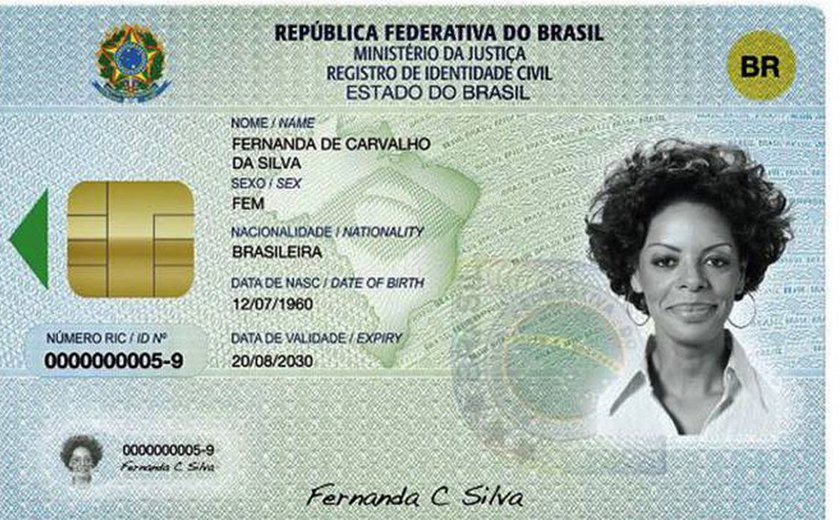 Nova Carteira de Identidade Nacional começa a ser emitida hoje