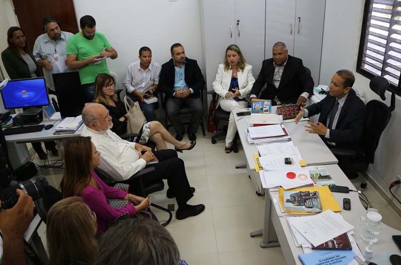 Em reunião no MPE/AL, Igreja Católica apresenta projeto para reformar o Divina Pastora