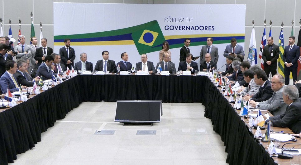 FORUM DE GOVERNADORES / Foto: Foto: Roque Sá