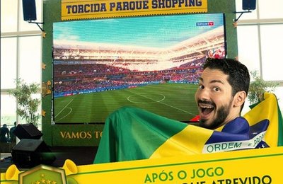 Jogo do Brasil: transmissão será finalizada com show de pagode no Parque Shopping nesta quarta