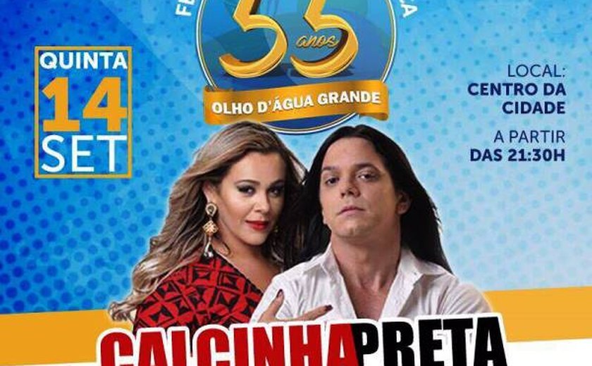 Prefeitura de Olho D’Água Grande anuncia programação do 55º aniversário de emancipação