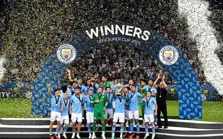 City supera o Sevilla nos pênaltis e conquista a Supercopa da Europa pela 1ª vez