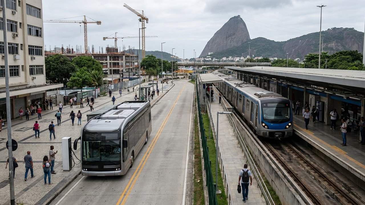 Do ônibus elétrico ao metrô: Rio anuncia dois projetos de mobilidade em parceria com o BNDES