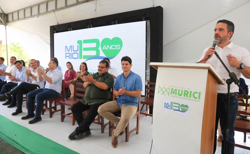 Em murici, governador reafirma o &#8220;compromisso em promover melhor qualidade de vida para os alagoanos&#8221;