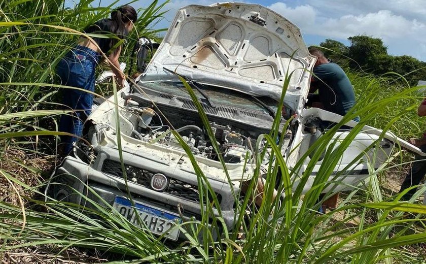 Capotamento deixa um morto em São Miguel dos Campos