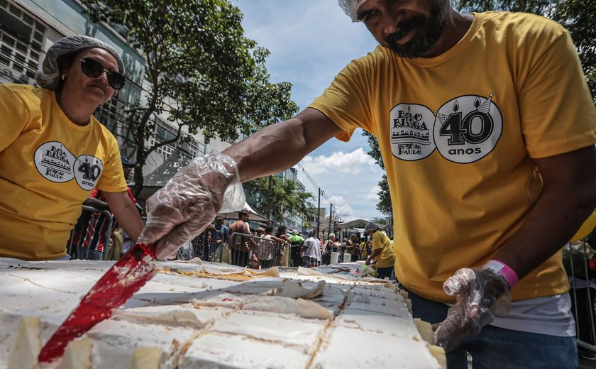 Tradição no aniversário de São Paulo, Bolo do Bixiga completa 40 anos