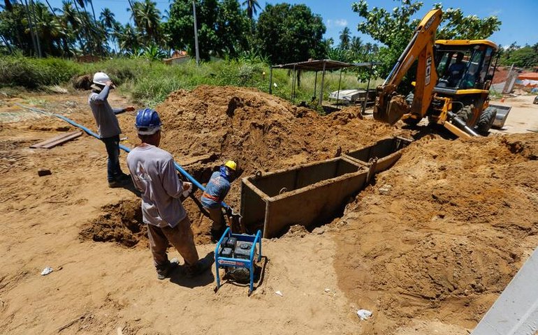 Obras de saneamento e abastecimento avançam no Litoral Norte