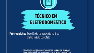 TEC EM ELETRODOMÉSTICO / Foto: Fundat