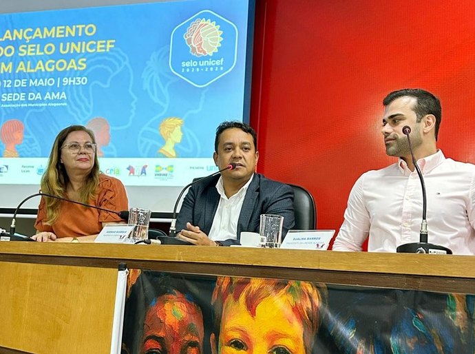 Selo Unicef é lançado em AL e adesão deve ser de  85 municípios