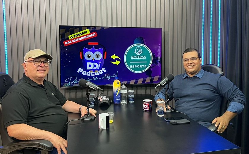 Prefeitura firma parceria com Podcast DDI para dar visibilidade aos atletas de Arapiraca